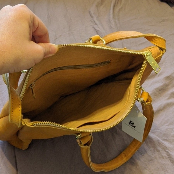 Purse and Clutch handmade leather bag - Picture 2 of 7